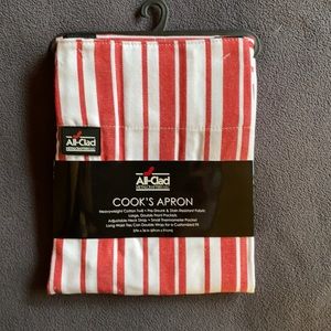 All-Clad Cook’s or BBQ Striped Cotton Twill Apron